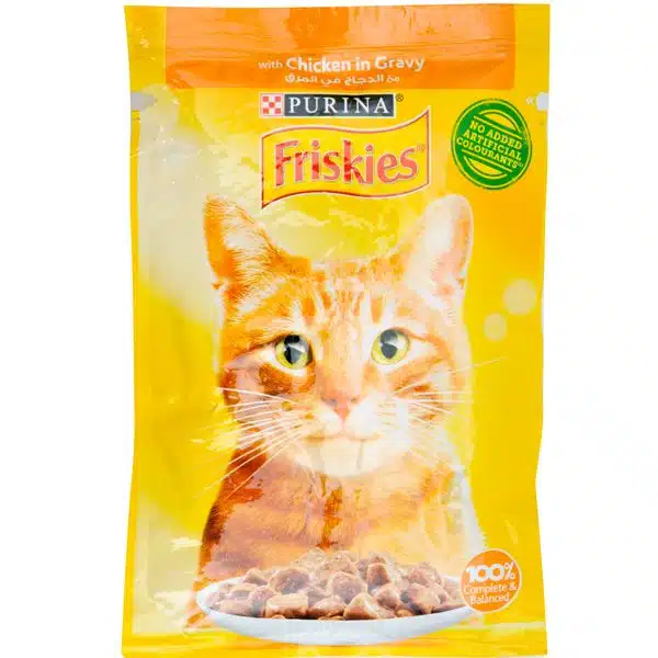 سوپ گربه بالغ فریسکیز با طعم مرغ Friskies