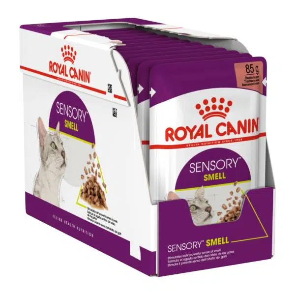 پوچ گربه بد غذا سنسوری اسمل رویال کنین Royal Canin Sensory Smell Pouch وزن 12 کیلوگرم