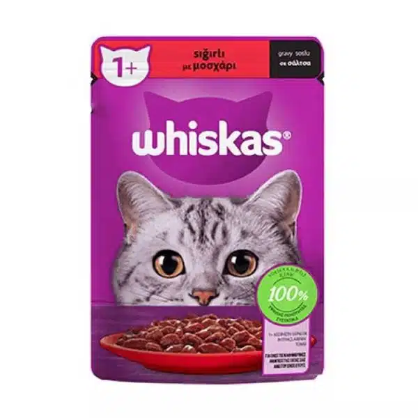 سوپ گربه ویسکاس طعم گوشت گوساله