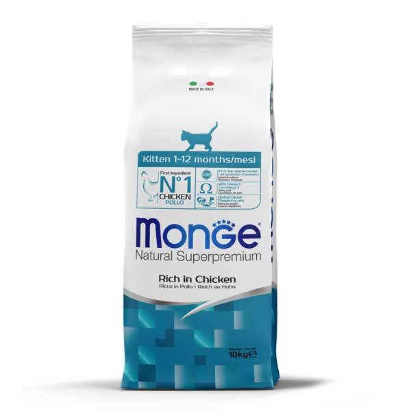 غذای خشک بچه گربه طعم مرغ مونژه وزن ۱.۵کیلوگرم