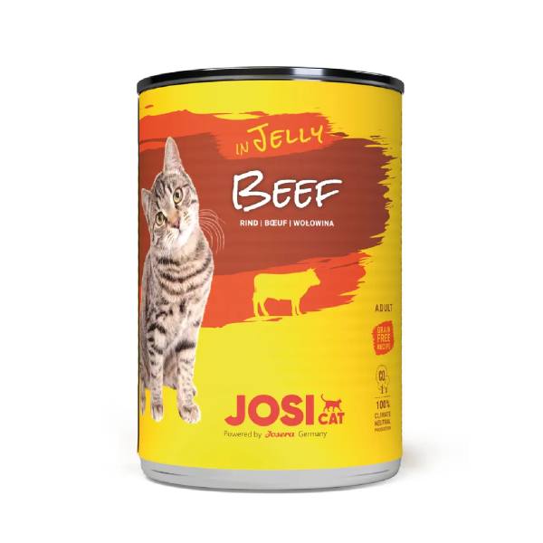 کنسرو گربه جوسرا طعم گوشت گاو