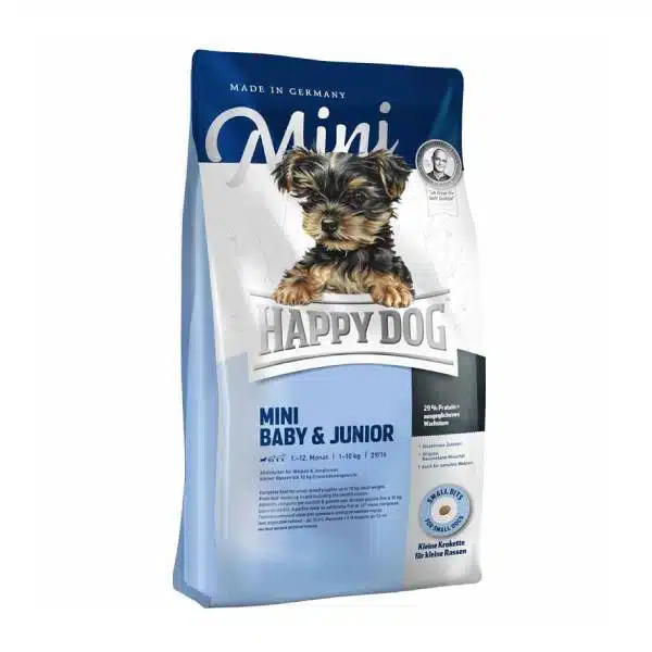 غذای خشک توله سگ نژاد کوچک هپی داگ وزن 10 کیلوگرم