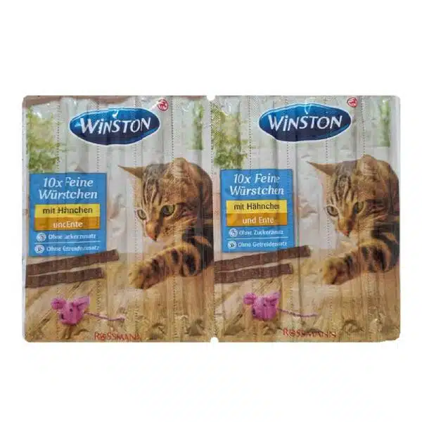 تشویقی مدادی گربه وینستون طعم مرغ و گوشت اردک