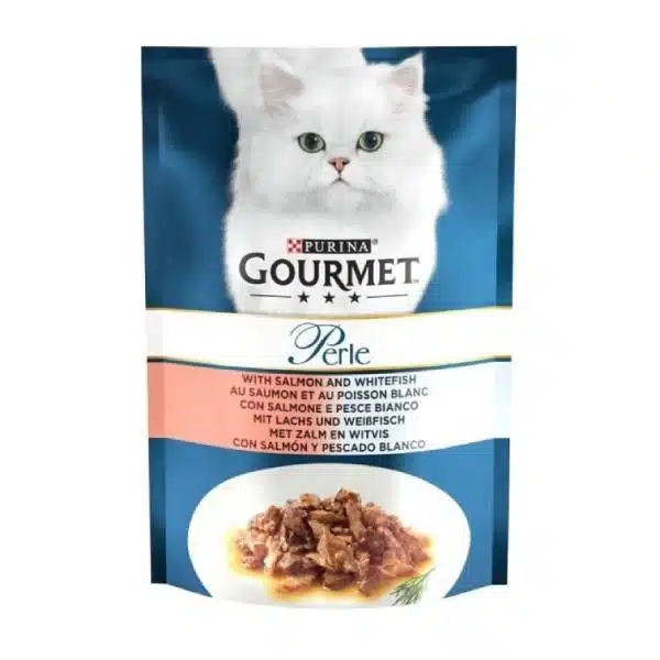 پوچ گربه بالغ گورمت با طعم ماهی