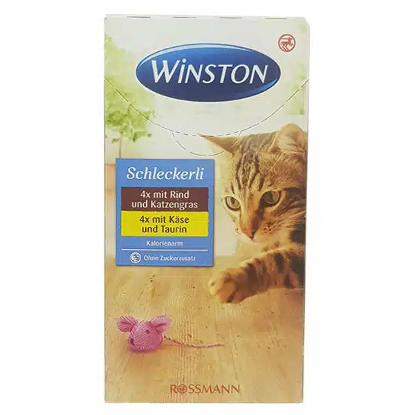 بستنی گربه وینستون با طعم گوشت گوساله و پنیر