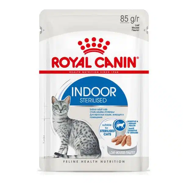 پوچ گربه ایندور استرلایز رویال کنین Royal Canin Indoor Sterilised Pouch وزن 12 کیلوگرم