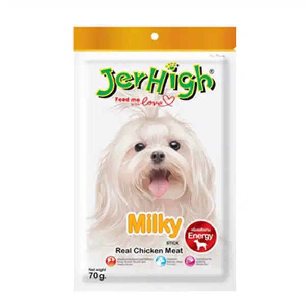 تشویقی سگ جرهای با طعم شیر JerHigh