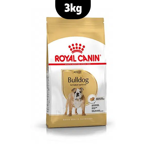 غذای خشک سگ بولداگ رویال کنین وزن 3 کیلوگرم