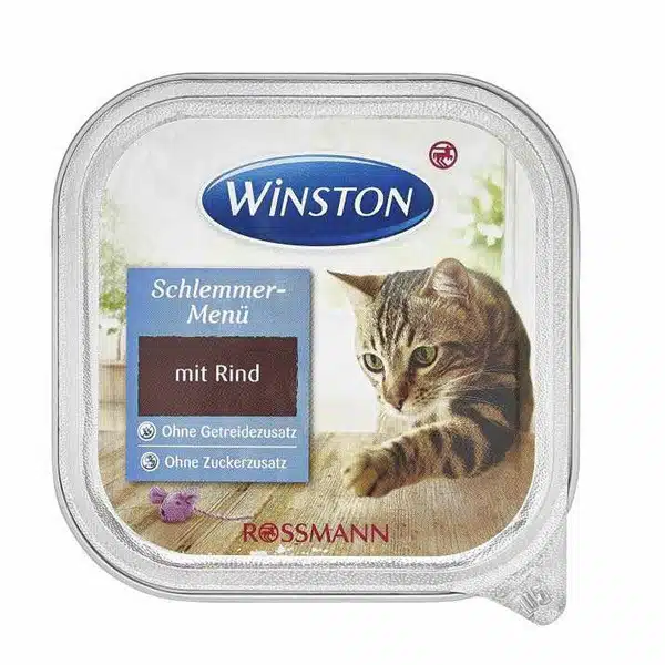 ووم گربه وینستون با طعم گوشت شکار