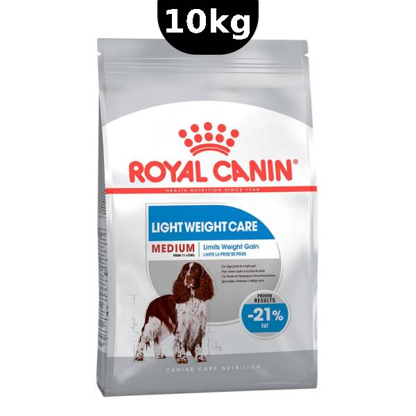 غذای خشک سگ مدیوم لایت ویت کر رویال کنین وزن 10 کیلوگرم