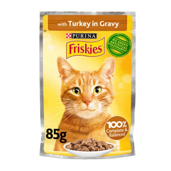 سوپ گربه بالغ با طعم بوقلمون فریسکیز Friskies