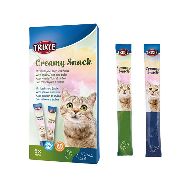 بستنی گربه تریکسی با طعم ماهی و مرغ